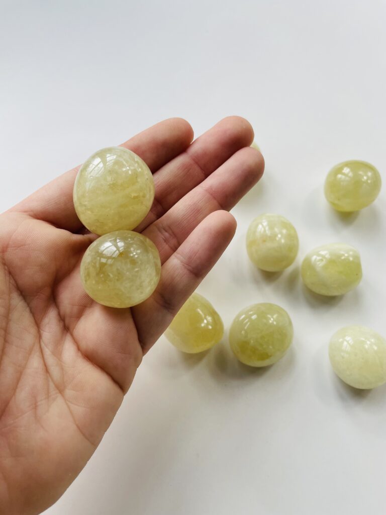 Citrin lommesten – krystal for glæde, energi og manifestation fra Soul Crystal
