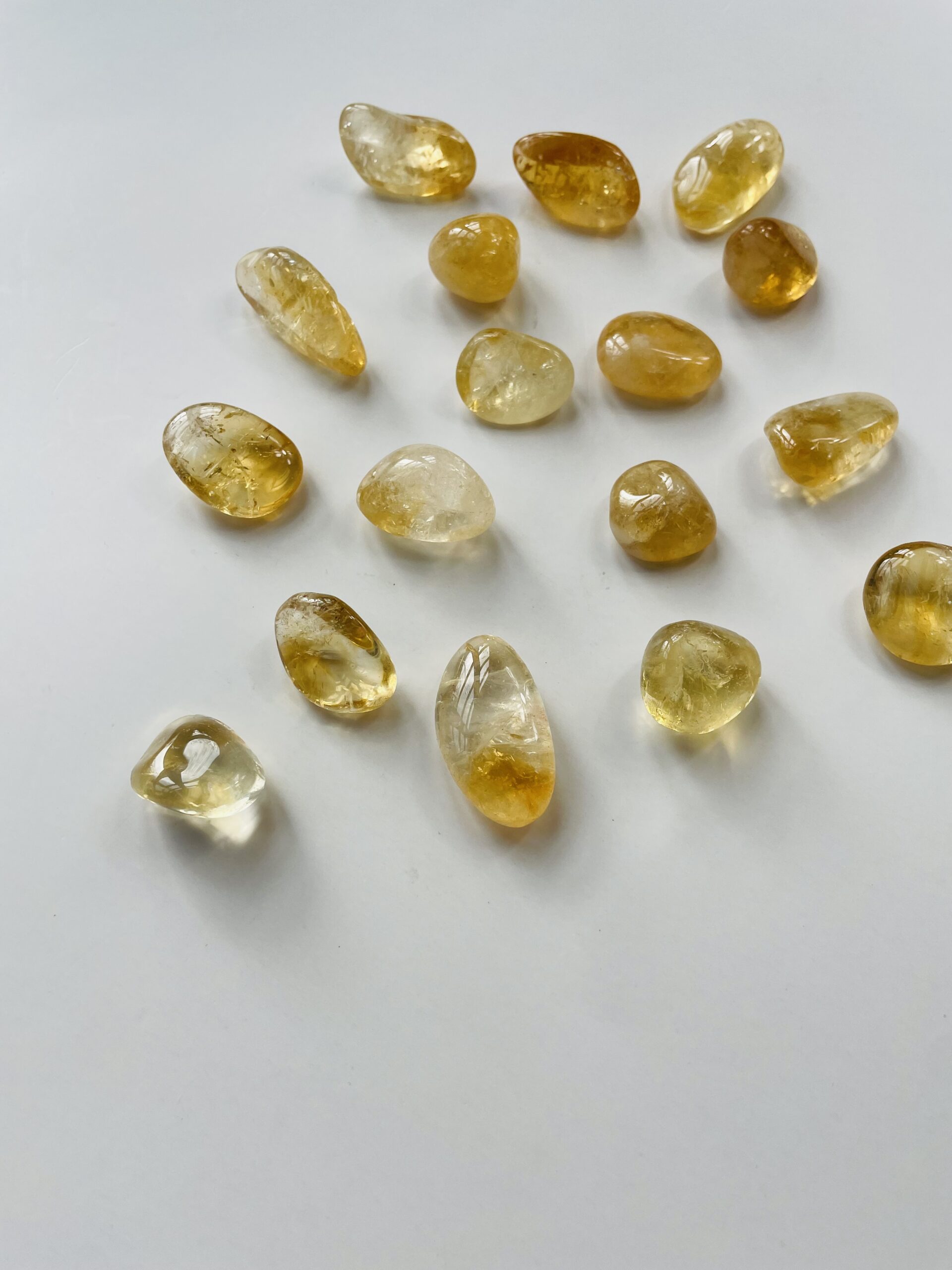 Citrin lommesten – krystal for glæde, energi og manifestation fra Soul Crystal