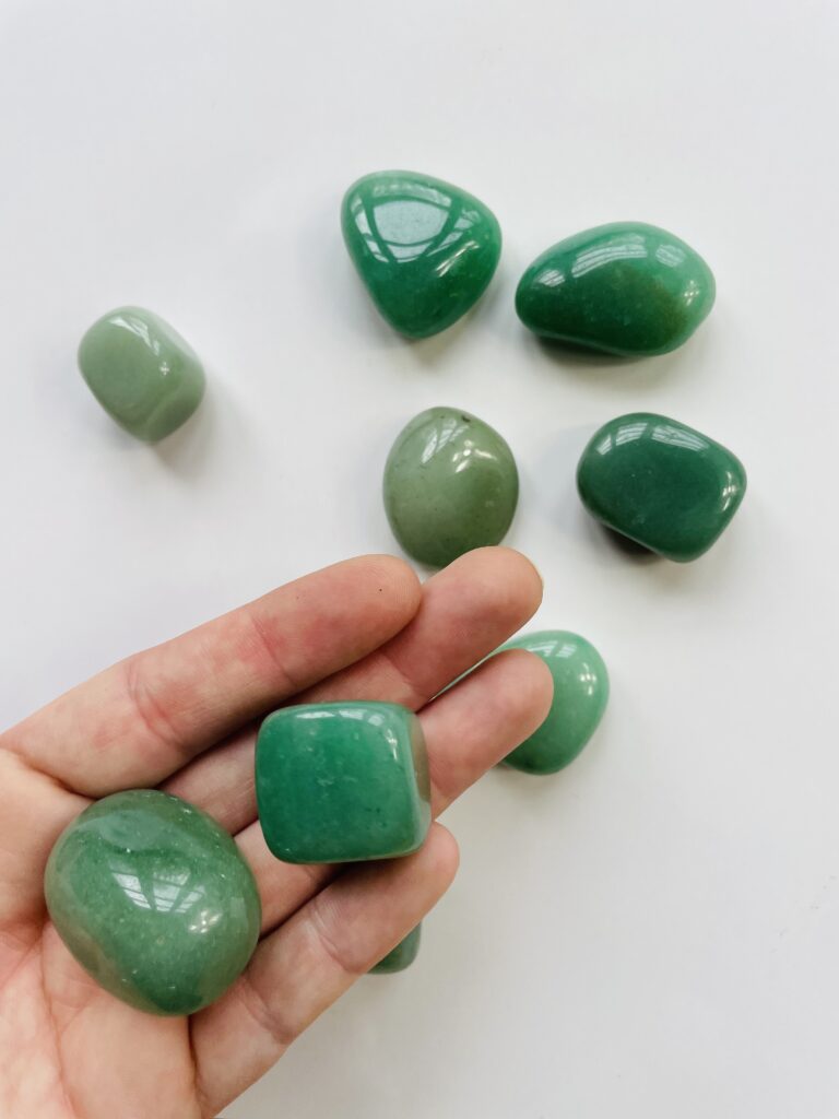 Grøn aventurin lommesten – krystal for held, harmoni og ny begyndelse | Soul Crystal