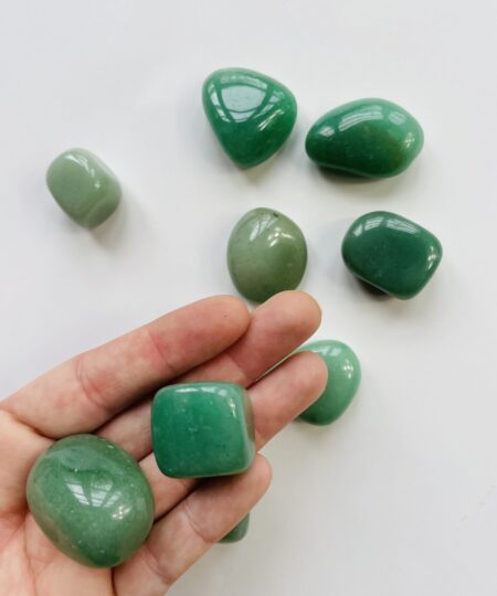 Grøn aventurin lommesten – krystal for held, harmoni og ny begyndelse | Soul Crystal