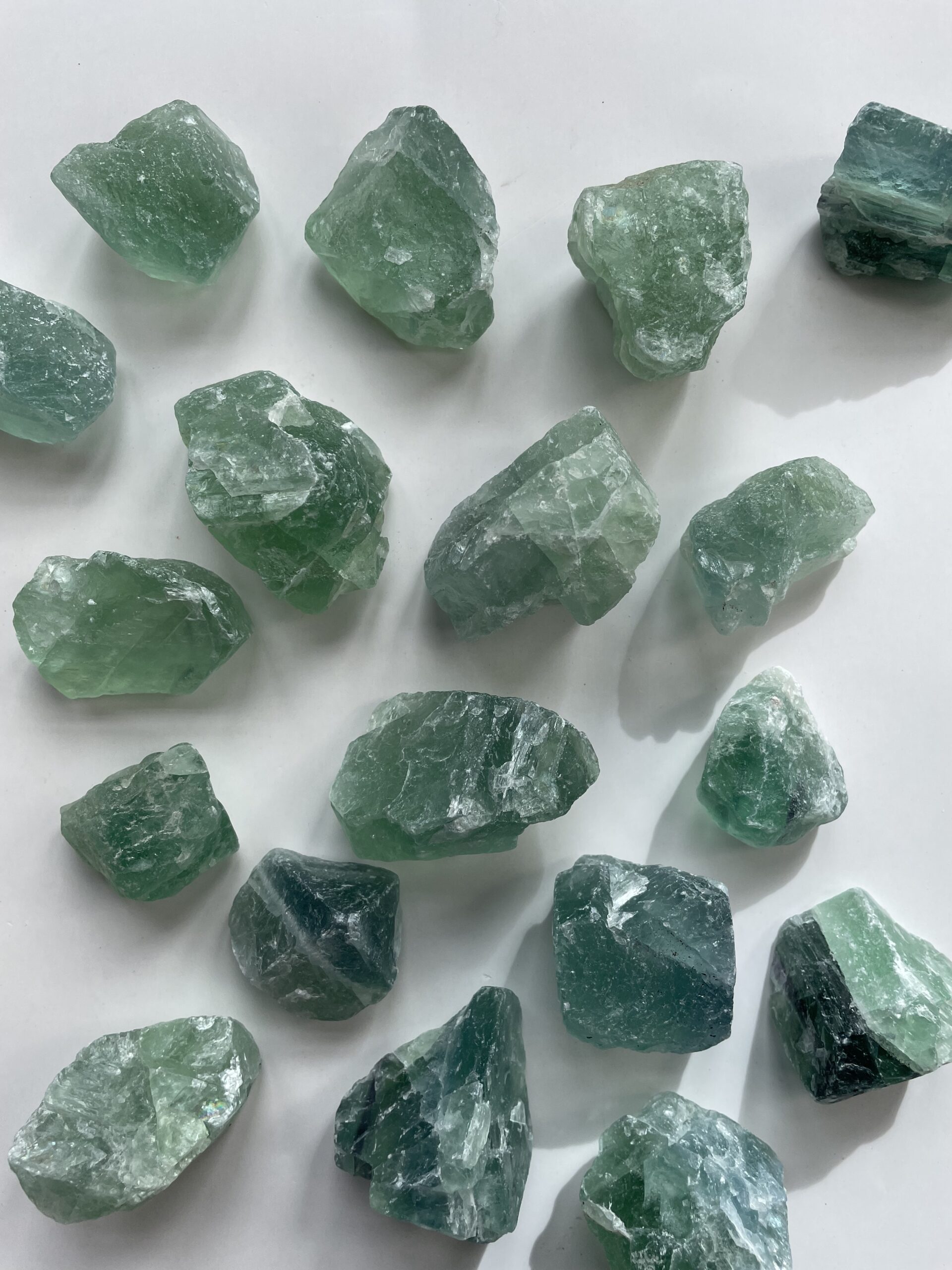 Rå grøn fluorit – krystal for klarhed, healing og følelsesmæssig balance | Soul Crystal