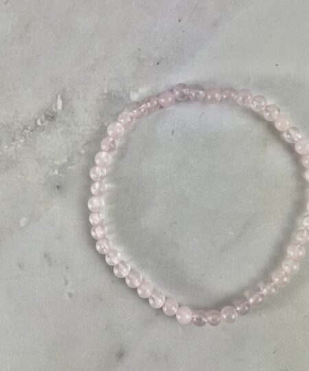 Rosakvarts armbånd – kærlighedens krystal som smykke, med blid og healende energi | Soul Crystal