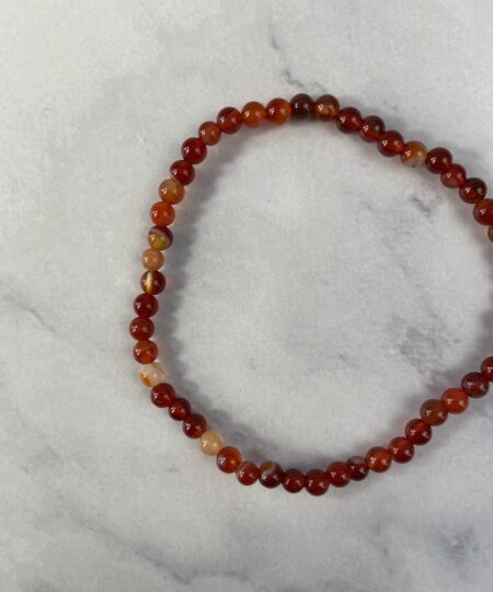 Karneol armbånd – energisk og styrkende krystal til motivation, kreativitet og handlekraft | Soul Crystal