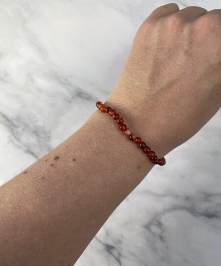 Karneol armbånd – energisk og styrkende krystal til motivation, kreativitet og handlekraft | Soul Crystal