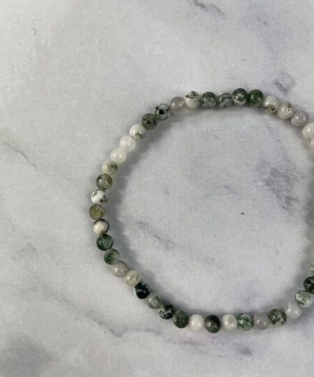 Mosagat armbånd – jordforbindende krystal med blid og nærende energi til balance og vækst | Soul Crystal